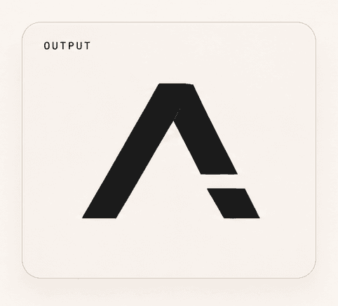 Output: a clean, infinitely scalable vector SVG.